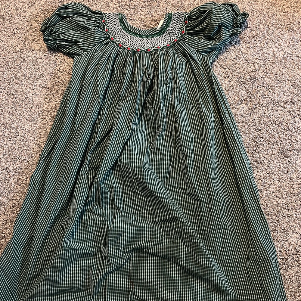 Smocked Christmas Dress